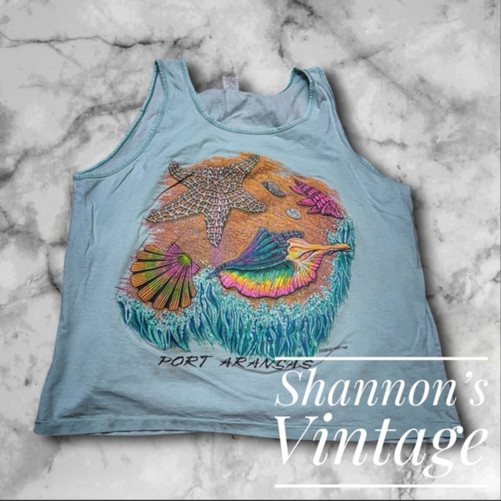 High Energy Port Amanda’s VNTG 1993 Made In USA Sz XL Tank Top A38